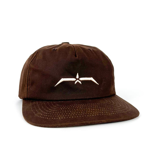 Brown Waxed Hat