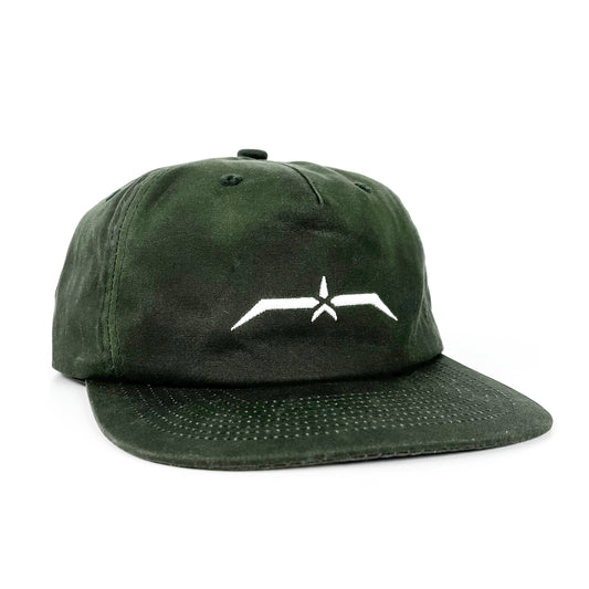 Green Waxed Hat