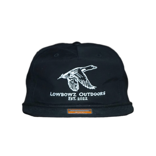 Black Mallard Rope Hat