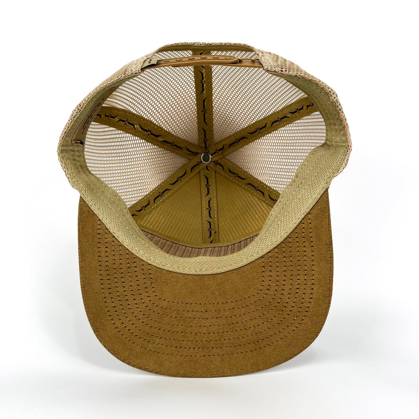 Brown Mesh Hat