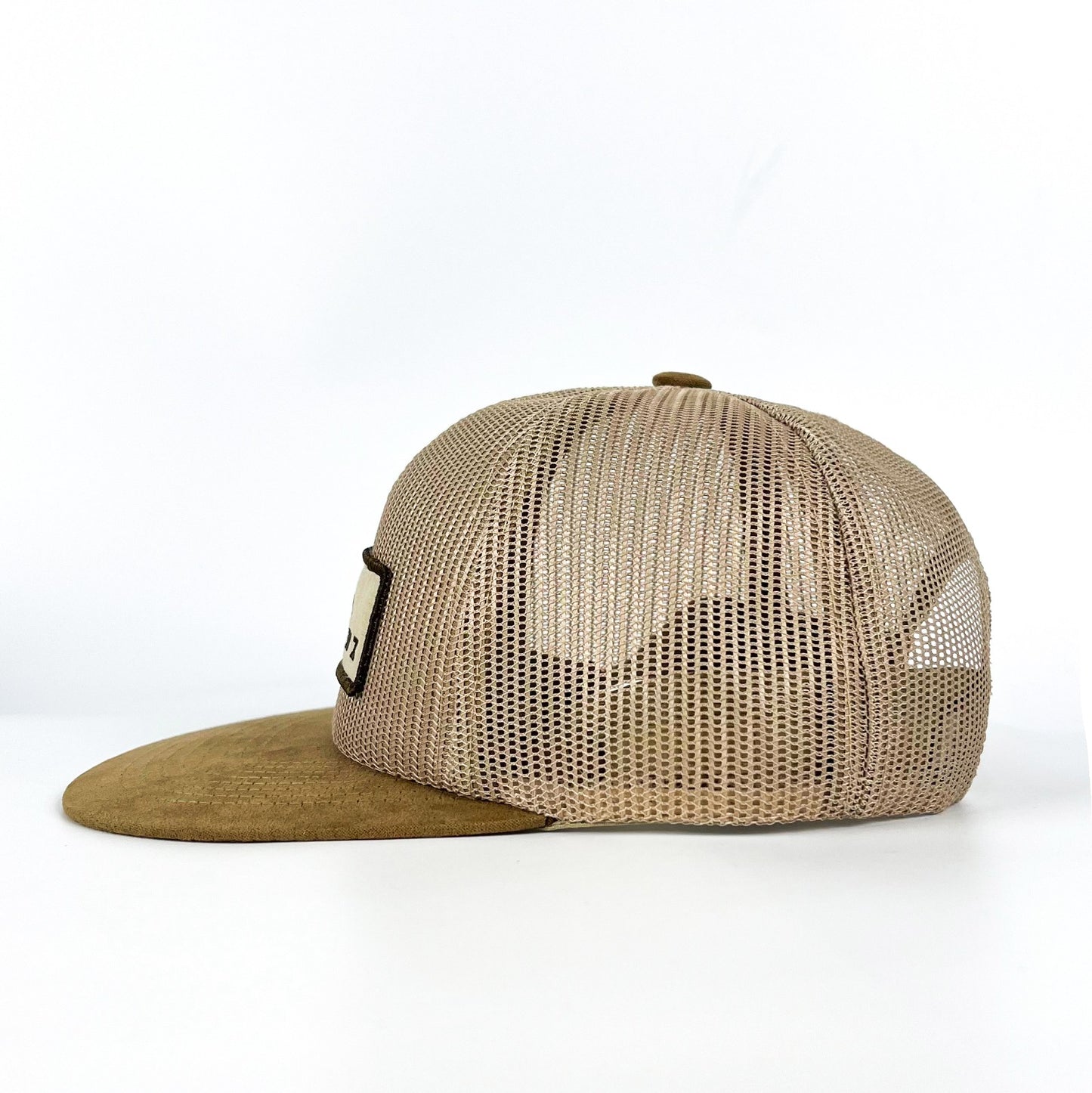 Brown Mesh Hat