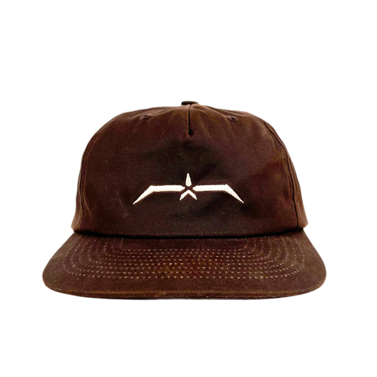 Brown Waxed Hat